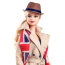 Барби Великобритания (United Kingdom Barbie Doll) из серии 'Куклы мира', Barbie Pink Label, коллекционная Mattel [X8426] - X8426-1.jpg