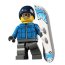 Минифигурка 'Сноубордист', серия 5 'из мешка', Lego Minifigures [8805-16] - 8805-16a.jpg
