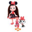 Кукла Минни, брюнетка с кошкой, I Love Minnie, Famosa [700009050-2] - 700009050-2bry-cat.jpg