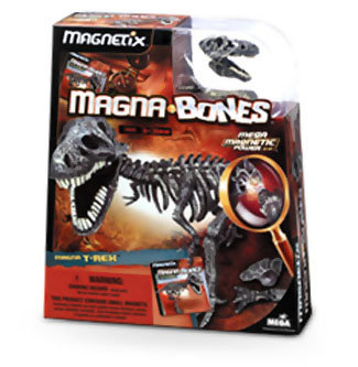 Конструктор магнитный Magna-Bones &#039;T-Rex&#039;, Mega Bloks [29605] Конструктор магнитный Magna-Bones 'T-Rex' [29605]