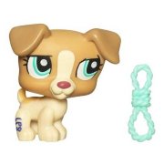 Одиночная зверюшка 2010 - Джек Рассел Терьер, Littlest Pet Shop, Hasbro [93761]