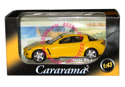 Модель автомобиля Mazda RX-8, желтая, 1:43, Cararama [143ND-22] Модель автомобиля Mazda RX-8, желтая, 1:43, Cararama [143ND-22]
