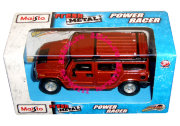 Модель автомобиля Hummer H2, оранжевый металлик, 1:38-1:46, Pull-Back, Maisto [21001-30]