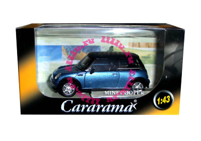 Модель автомобиля Mini Cooper, синий металлик, 1:43, Cararama [143ND-29] Модель автомобиля Mini Cooper, синий металлик, 1:43, Cararama [143ND-29]