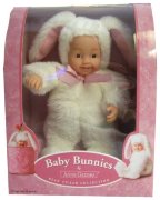 Кукла 'Младенец-кролик белый', 23 см, Anne Geddes [542901]