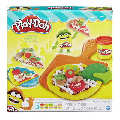 Набор для детского творчества с пластилином &#039;Пицца&#039; (Pizza Party), Play-Doh, Hasbro [B1856] Набор для детского творчества с пластилином 'Пицца' (Pizza Party), Play-Doh, Hasbro [B1856]