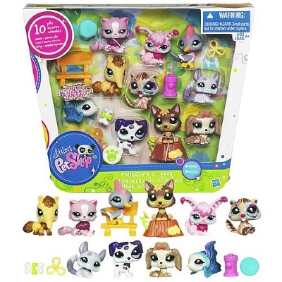 Игровой набор 'Невероятная коллекция из 10 зверюшек', Littlest Pet Shop [32803] Игровой набор 'Невероятная коллекция зверюшек', Littlest Pet Shop [32803]