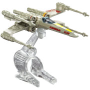 Модель звездолета 'Истребитель Х-крыл' (X-Wing Fighter Red 5), из серии 'Звёздные войны' (Star Wars), Hot Wheels, Mattel [CGW67]