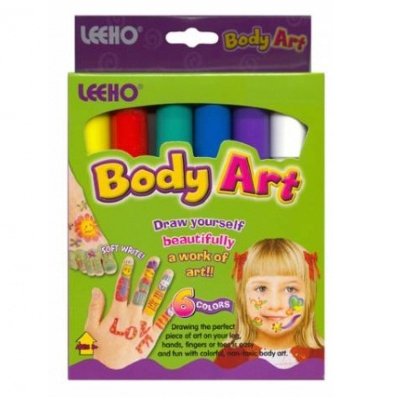 Мелки для тела Body Art, 6 цветов, Leeho [BCR-8SE-6] Мелки для тела Body Art, 6 цветов, Leeho [BCR-8SE-6]