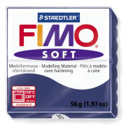 Полимерная глина FIMO Soft Windsor Blue, королевская синяя, 56г, FIMO [8020-35]