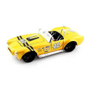 Модель автомобиля Shelby Cobra 427 1965, желтый металлик, 1:24, серия Custom Shop, Maisto [31325]