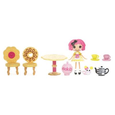 Игровой набор с мини-куклой Лалалупси 'Столовая' (Crumb's Tea Party), 7 см, из серии 'Интерьер', Lalaloopsy Mini [532583] Игровой набор с мини-куклой Лалалупси 'Столовая' (Crumb's Tea Party), 7 см, из серии 'Интерьер', Lalaloopsy Mini [532583]