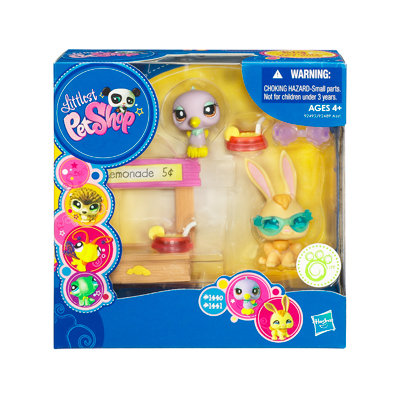 Подарочный набор 'Лимонадный ларёк', с Дятлом и Зайцем, Littlest Pet Shop, Hasbro [92492] Подарочный набор 'Лимонадный ларёк', с Дятлом и Зайцем, Littlest Pet Shop, Hasbro [92492]
 