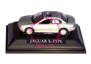 Модель автомобиля Jaguar X-Type 1:72, серебристая, в пластмассовой коробке, Yat Ming [73000-13]