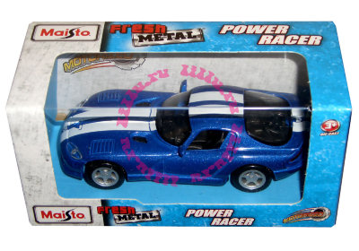Модель автомобиля Dodge Viper GTS, синий металлик, 1:38-1:46, Pull-Back, Maisto [21001-31] Модель автомобиля Dodge Viper GTS, синий металлик, 1:38-1:46, Pull-Back, Maisto [21001-31]