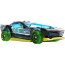 Коллекционная модель автомобиля Drift Rod - HW Race 2014, черно-голубая, Hot Wheels, Mattel [BFD42] - BFD42-1.jpg