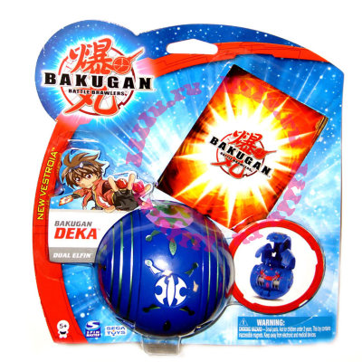 * Набор Deka с большим Бакуганом Dual Elfin, синий, Bakugan Battle Brawlers [29313] * Набор Deka с большим Бакуганом Dual Elfin, синий, Bakugan Battle Brawlers [29313]