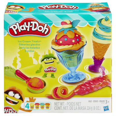Набор для детского творчества с пластилином &#039;Мороженое&#039; (Ice Cream Treats), Play-Doh, Hasbro [B1857] Набор для детского творчества с пластилином 'Мороженое' (Ice Cream Treats), Play-Doh, Hasbro [B1857]