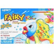 Набор с мелками с акварельным эффектом 'Fairy Ez Crayon' – 6 цветов, Leeho [FCR-8SE-6]