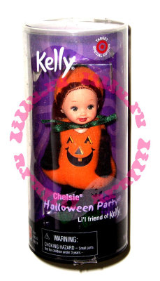 Кукла &#039;Челси - тыква&#039; из серии &#039;Друзья Келли - Хэллоуин&#039; (Chelsie as a pumpkin - Halloween Party Kelly), Mattel [29824] Кукла 'Челси - тыква' из серии 'Друзья Келли - Хэллоуин' (Chelsie as a pumpkin - Halloween Party Kelly), Mattel [29824]