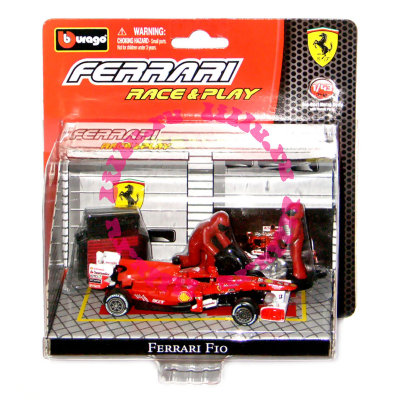 Игровой набор с Ferrari F1 (Test Drive Version), 1:43, серия &#039;Гараж&#039;, Bburago [18-31124] Игровой набор с Ferrari F1 (Test Drive Version), 1:43, серия 'Гараж', Bburago [18-31124]