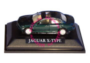 Модель автомобиля Jaguar X-Type 1:72, темно-зеленый металлик, в пластмассовой коробке, Yat Ming [73000-14]