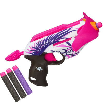 Детское оружие &#039;Бластер &#039;Розовое сумасшествие&#039; (Pink Crush), из серии NERF Rebelle, Hasbro [A4739] Детское оружие 'Бластер 'Розовое сумасшествие' (Pink Crush), из серии NERF Rebelle, Hasbro [A4739]