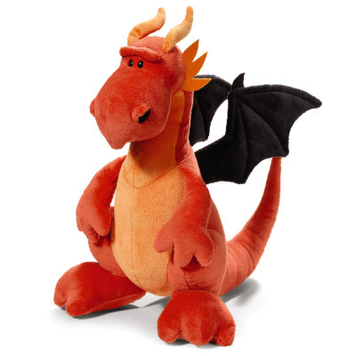 Мягкая игрушка &#039;Красный дракон&#039;, сидячий, 30 см, коллекция &#039;Драконы&#039;, NICI [37470] Мягкая игрушка 'Красный дракон', сидячий, 30 см, коллекция 'Драконы', NICI [37470]