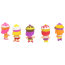 Набор из пяти кукол Пинипон 'Веселые пирожные', ароматизированных, Pinypon, Famosa [700010261] - 700010261-2.jpg