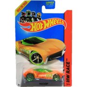 Коллекционная модель автомобиля Phastasm - HW Race 2014, оранжево-зеленая, полупрозрачная, Hot Wheels, Mattel [BFD46]