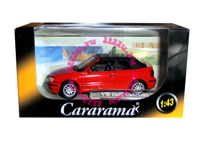 Модель автомобиля Volkswagen Golf Cabriolet, красная, 1:43, Cararama [143ND-31] Модель автомобиля Volkswagen Golf Cabriolet, красная, 1:43, Cararama [143ND-31]