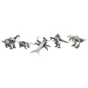 Набор из 5 трансформеров 'Dinobots Unleashed', класс Voyager/Deluxe, специальный выпуск Platinum Edition, из серии 'Transformers 4: Age of Extinction' (Трансформеры-4: Эпоха истребления), Hasbro [A9185]