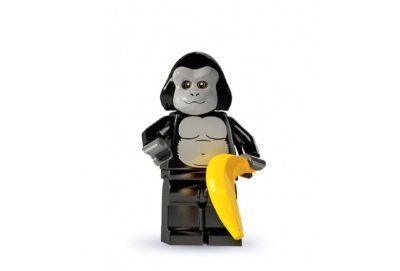 Минифигурка &#039;Человек в костюме гориллы&#039;, серия 3 &#039;из мешка&#039;, Lego Minifigures [8803-12] Минифигурка 'Человек в костюме гориллы', серия 3 'из мешка', Lego Minifigures [8803-12]