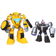 Набор фигурок 'Bumblebee & Morbot', из серии Transformers Rescue Bots (Боты-Спасатели), Playskool Heroes, Hasbro [A8236]