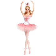 Кукла Ballet Wishes 2016 (Балетные пожелания), блондинка, коллекционная Barbie Pink Label, Mattel [DGW35]