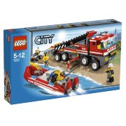 Конструктор 'Пожарный катер и грузовик', из серии 'Пожарные', Lego City [7213]