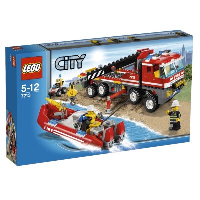 Конструктор &#039;Пожарный катер и грузовик&#039;, из серии &#039;Пожарные&#039;, Lego City [7213] Конструктор 'Пожарный катер и грузовик', из серии 'Пожарные', Lego City [7213]