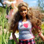 Одежда для Барби 'Футболка с сердцем' из серии 'Мода', Barbie, Mattel [DMB36] - Одежда для Барби 'Футболка с сердцем' из серии 'Мода', Barbie, Mattel [DMB36]