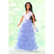 Кукла 'Пожелания ко дню рождения 2005' (Birthday Wishes), в голубом, коллекционная Barbie Silver Label, Mattel [G8061]
