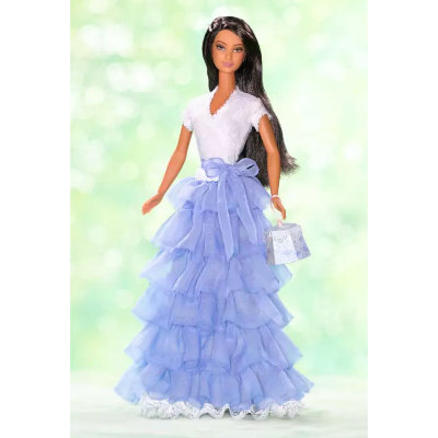Кукла &#039;Пожелания ко дню рождения 2005&#039; (Birthday Wishes), в голубом, коллекционная Barbie Silver Label, Mattel [G8061] Кукла 'Пожелания ко дню рождения 2005' (Birthday Wishes), в голубом, коллекционная Barbie Silver Label, Mattel [G8061]