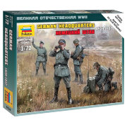 Сборная модель 'Немецкий штаб 1939-1942', 1:72, 4 фигуры, Art of Tactic, Zvezda [6133]