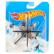 Коллекционная модель летательного аппарата Sky Shredder, черная, Hot Wheels, Mattel [FCC81]