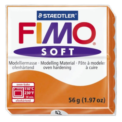 Полимерная глина FIMO Soft Mandarin, мандарин, 56г, FIMO [8020-42] Полимерная глина FIMO Soft Mandarin, мандарин, 56г, FIMO [8020-42]