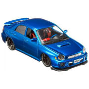 Модель автомобиля Subaru Impreza WRX 2002, синий металлик, 1:24, серия Custom Shop, Maisto [32095]