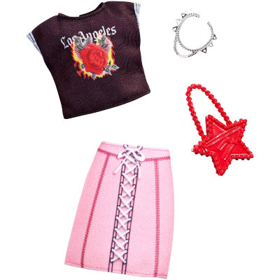 Набор одежды для Барби, из серии &#039;Мода&#039;, Barbie [FXJ05] Набор одежды для Барби, из серии 'Мода', Barbie [FXJ05]