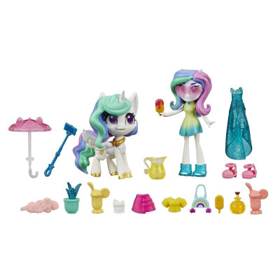 Игровой набор с мини-куклой и пони &#039;Princess Celestia Potion Princess&#039;, 9 см, My Little Pony Equestria Girls Minis (Девушки Эквестрии), Hasbro [E9187] Игровой набор с мини-куклой и пони 'Princess Celestia Potion Princess', 9 см, My Little Pony Equestria Girls Minis (Девушки Эквестрии), Hasbro [E9187]