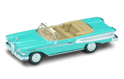 Модель автомобиля Edsel Citation 1958, голубая, 1:43, Yat Ming [94222B] Модель автомобиля Edsel Citation 1958, голубая, 1:43, Yat Ming [94222B]