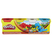 Набор пластилина в баночках по 130г, 4 цвета, Play-Doh, Hasbro [A9213]