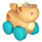 * Игрушка на колесиках 'Корова', огромная, музыкальная, из серии Wheel Pals Animal Tracks, Playskool-Hasbro [39384]