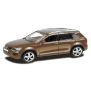 Модель автомобиля Volkswagen Touareg коричневая, 1:43, серия 'Top-100', Autotime [34270/34271/34272-16/34269]
